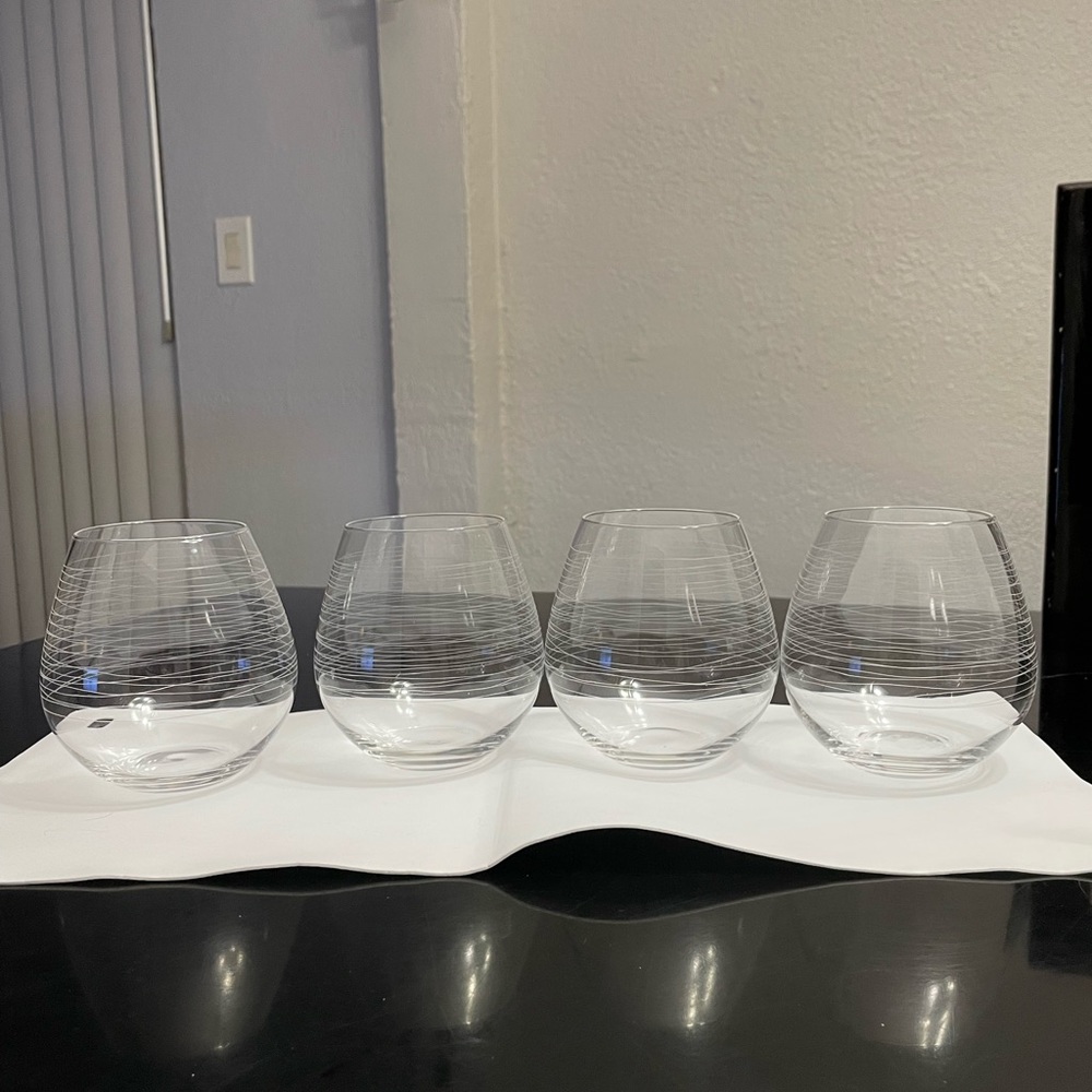 Qualia Stemless wine glasses